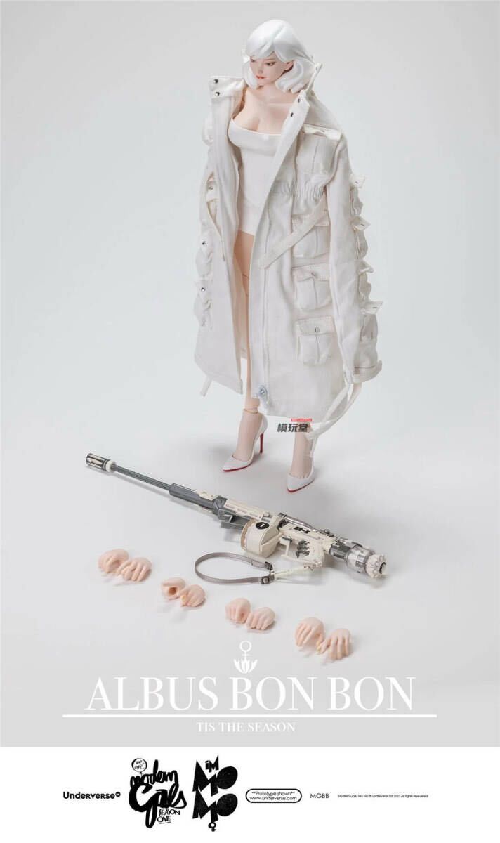 Underverse 1/6 MOMO Albus Bon Bon クリスマス 限定.Ver 未開封新品 UV202319 Limited Edition MODERN GALS Season One UV アンダーバース_画像9