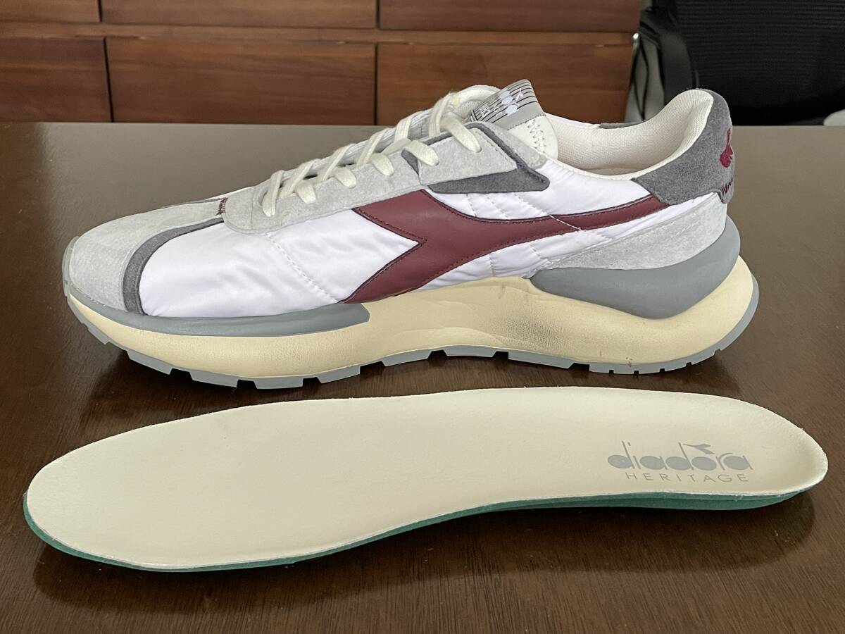 diadora heritage ディアドラ ヘリテージ MERCURY ELITE マーキュリー エリート PALMARES SW ITALIA イタリア製 28cm ホワイト_画像7