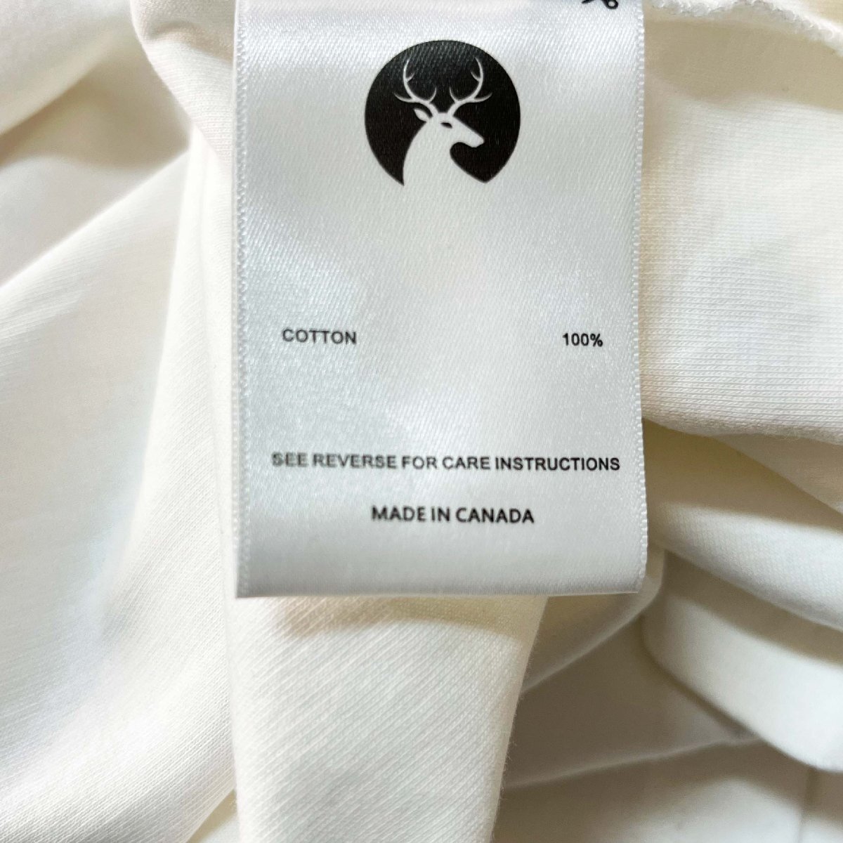 半袖 Tシャツ カナダ製造 コットン100％ 柔らかい 快適 ゆったり 丸首 バスケットボール トップス スウェット 街着 カジュアル 夏服 SIZE:L_画像10