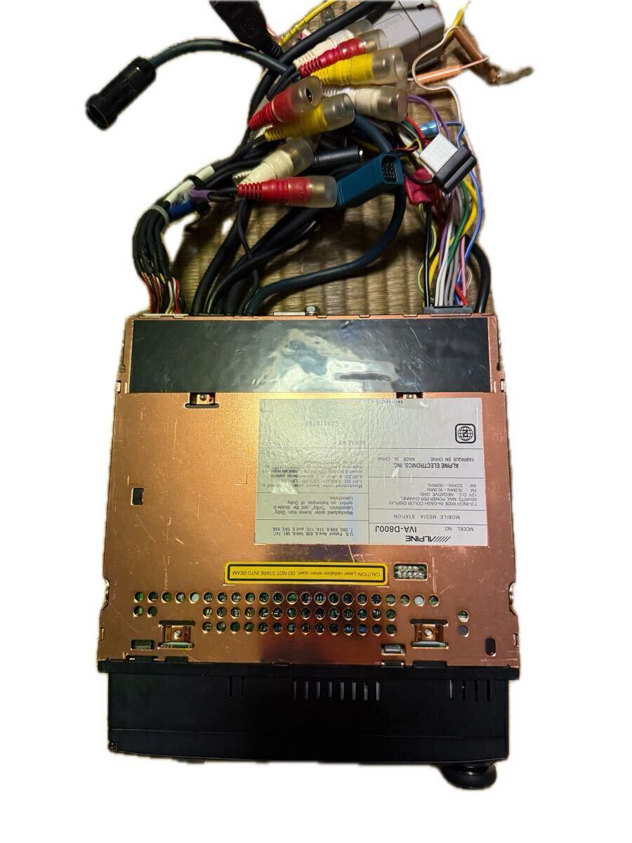 ALPINE IVA-D800J 1DIN 7型LED液晶WVGA AVヘッドユニット インダッシュモニター