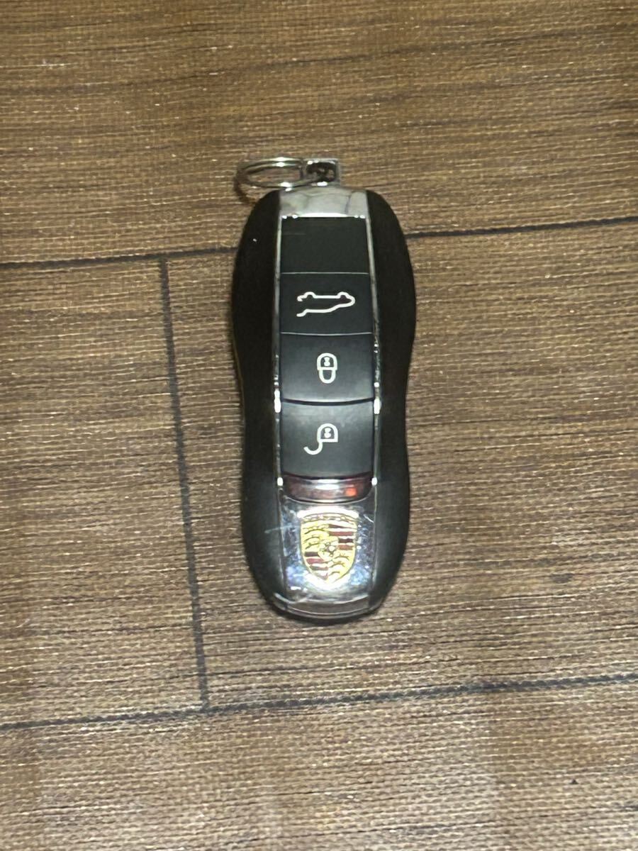ポルシェカイエン純正　スマートキー　検) キーレス 鍵 3ボタン リモコンキー_画像2