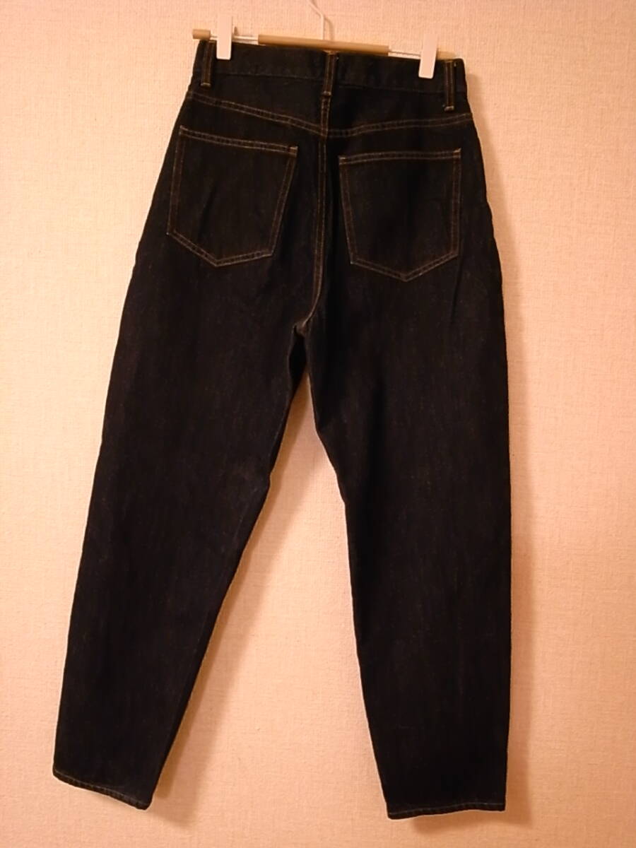 ◆美品【＊uniqlo＊Fit Relaxed テーパードdenim＊size25(63.5) d.navy】◆リネンシャツと合わせても素敵です＊ヤエカ＊かぐれ＊iena