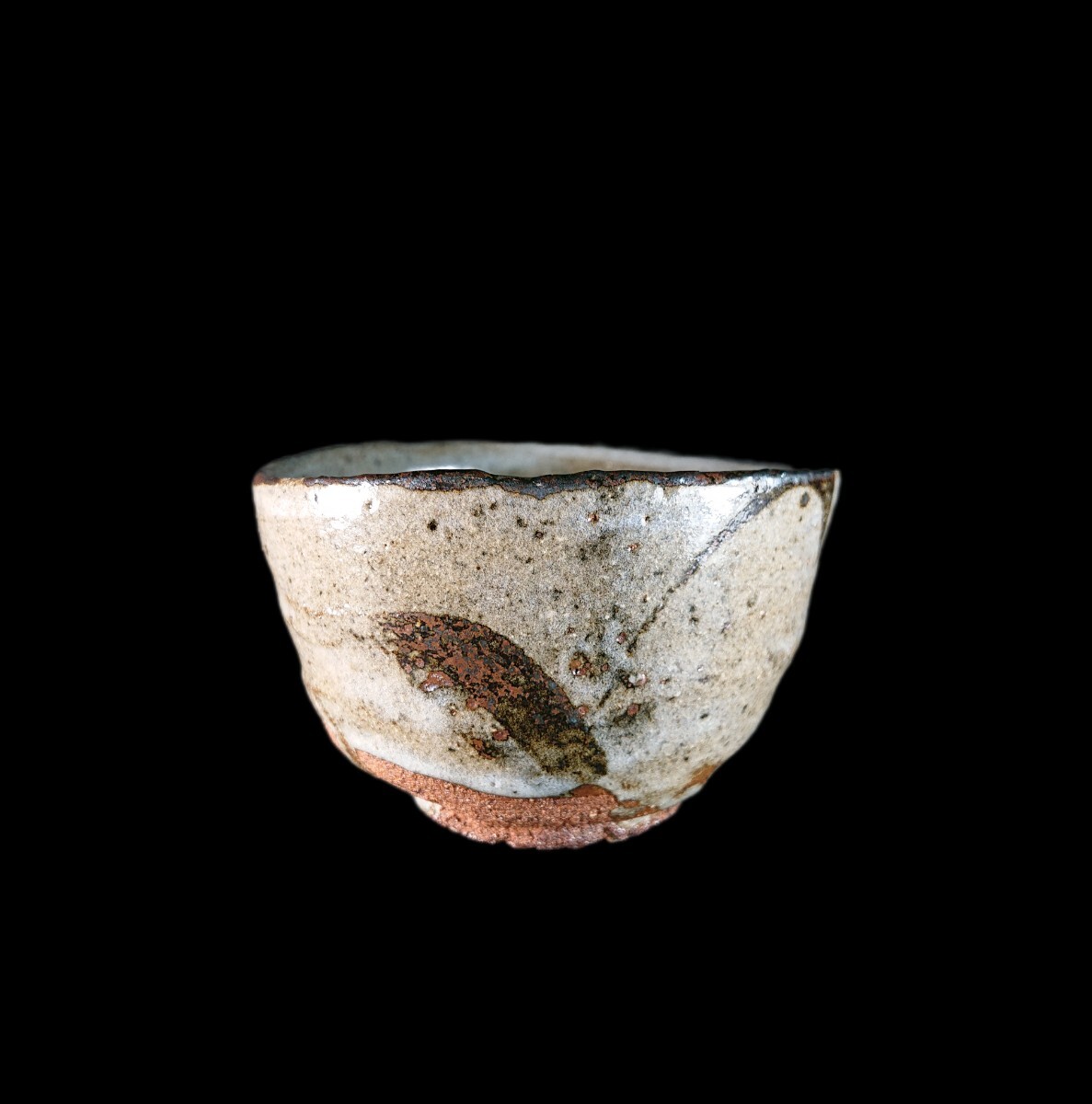■唐津焼 丸田宗彦 絵唐津ぐい呑 共箱、共布、栞全揃い #ぐい呑み #丸田宗彦 絵唐津ぐい呑（丸田宗彦）Karatsu Sake Cup（Munehiko Maruta