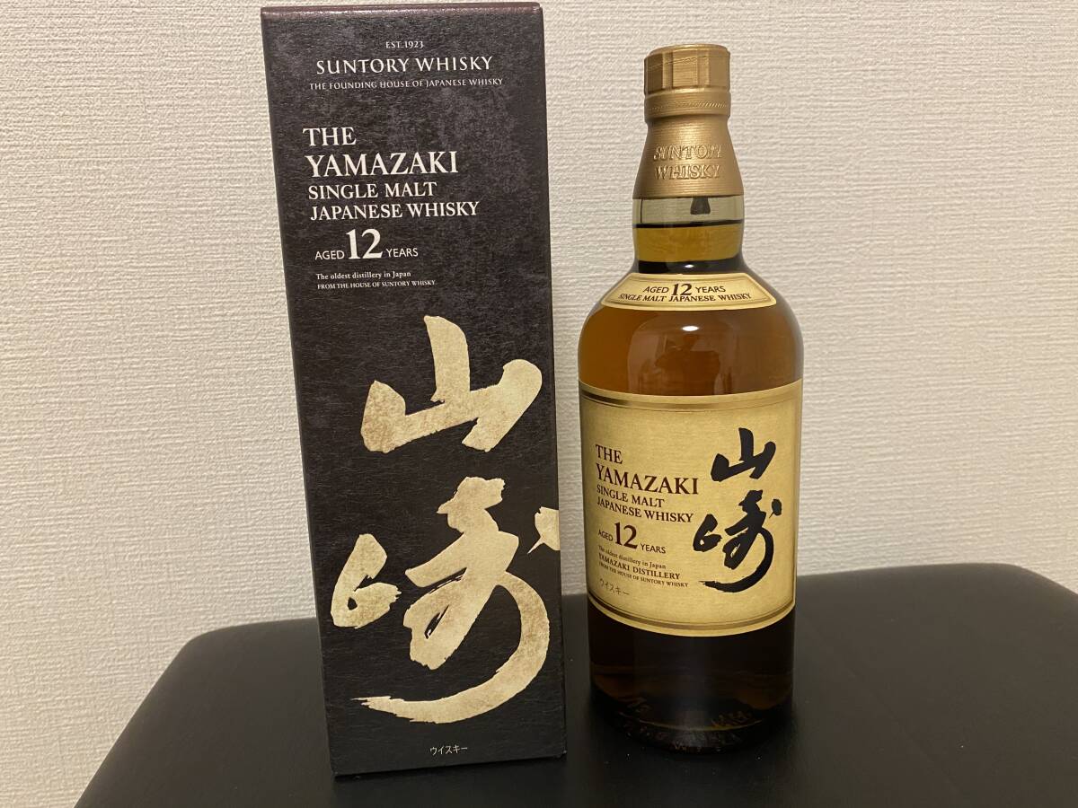サントリー SUNTORY シングルモルト 山崎12年 SINGLE MALT JAPANESE WHISKY THE YAMAZAKI AGED 12 YEARS 700ml 箱あり 管理番號:EV57v5PneP
