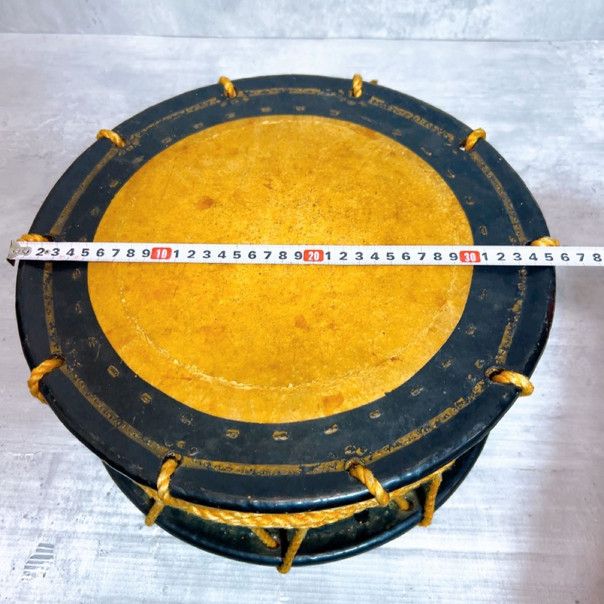 締太鼓 和太鼓 和楽器 締め太鼓 打楽器　臺　打面34センチ