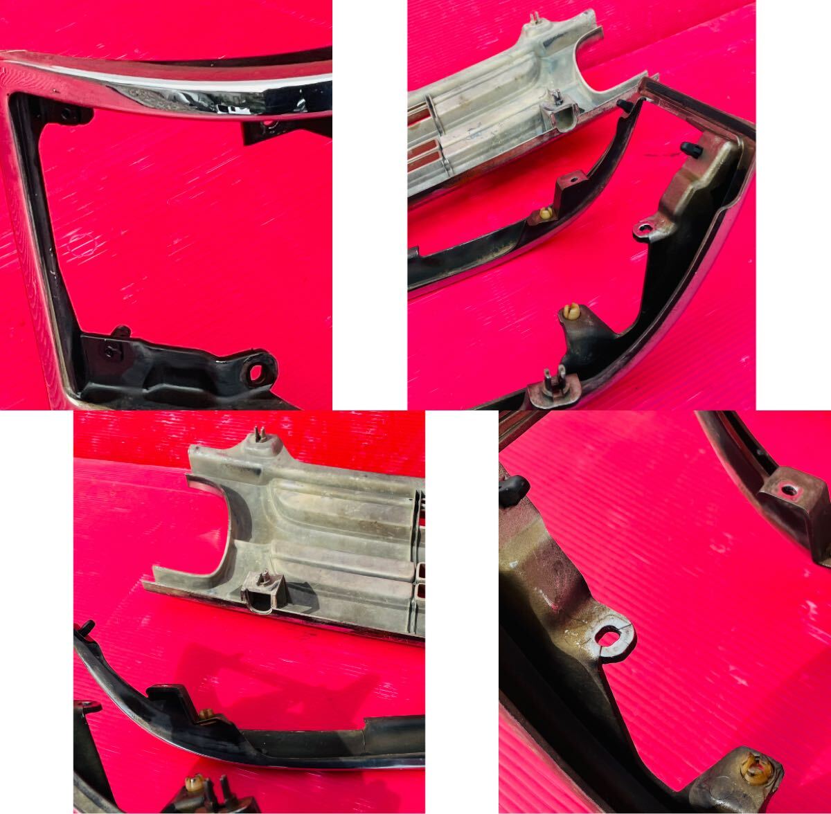  оригинальный saec tera vi te Rav . Profia хромированная решетка металлизированная передняя решетка свет комплект с оправой retro демонстрационный рузовик подлинная вещь редкий товар Rei4308