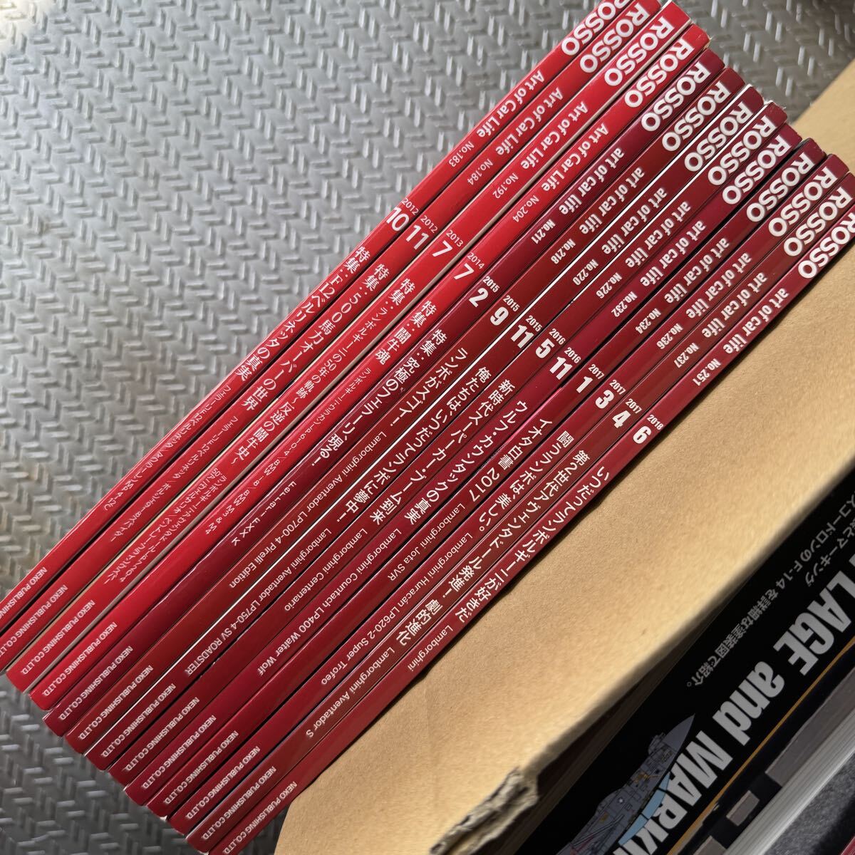ROSSO ロッソ 自動車雑誌 13冊セット フェラーリ ランボルギーニ スーパーカー特集多数 2010年代後半_画像1