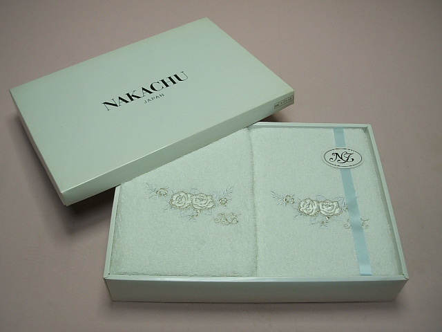 ☆送料無料☆ＮＡＫＡＣＨＵ(中忠)☆日本制☆柔らか肌觸り☆フェイスタオル２枚☆100円～