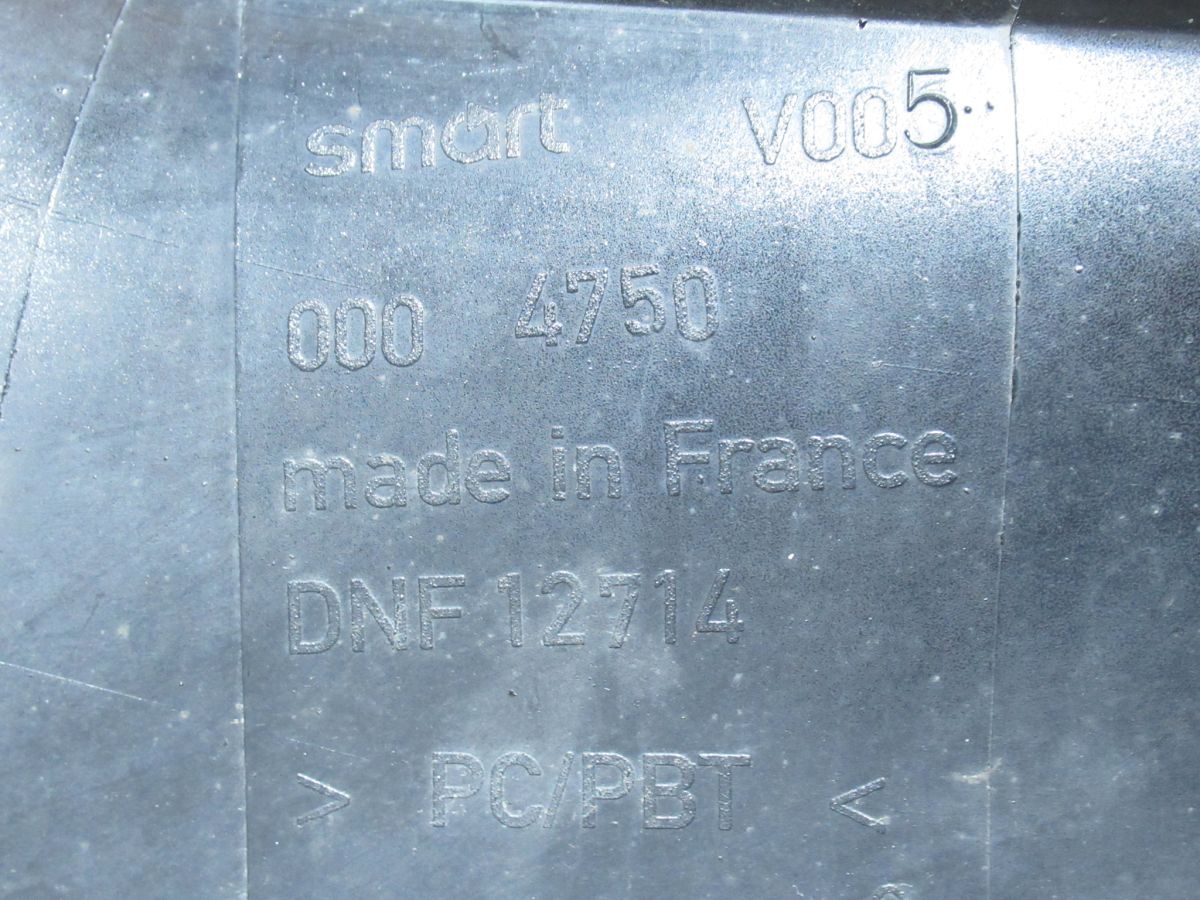 MCC 450スマート純正 リアフェンダー左右 DNF 12714 / 0004750 / 0004751　黒/ブラック_画像5