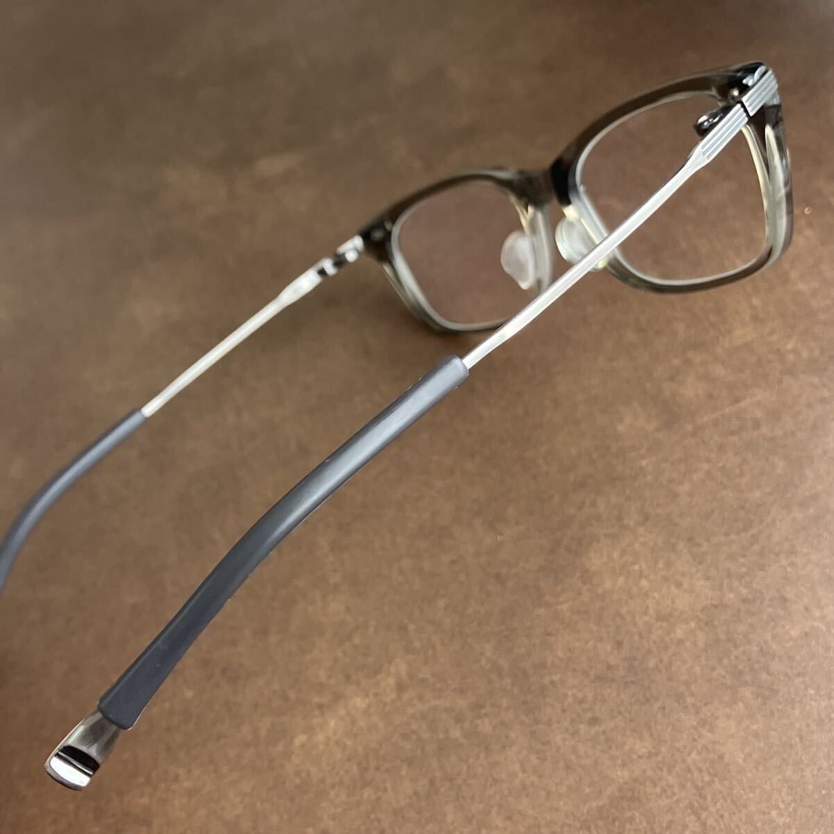 999.9/フォーナインズ/NPM-25/クリスタルスモーク×アンティークシルバー/メガネ