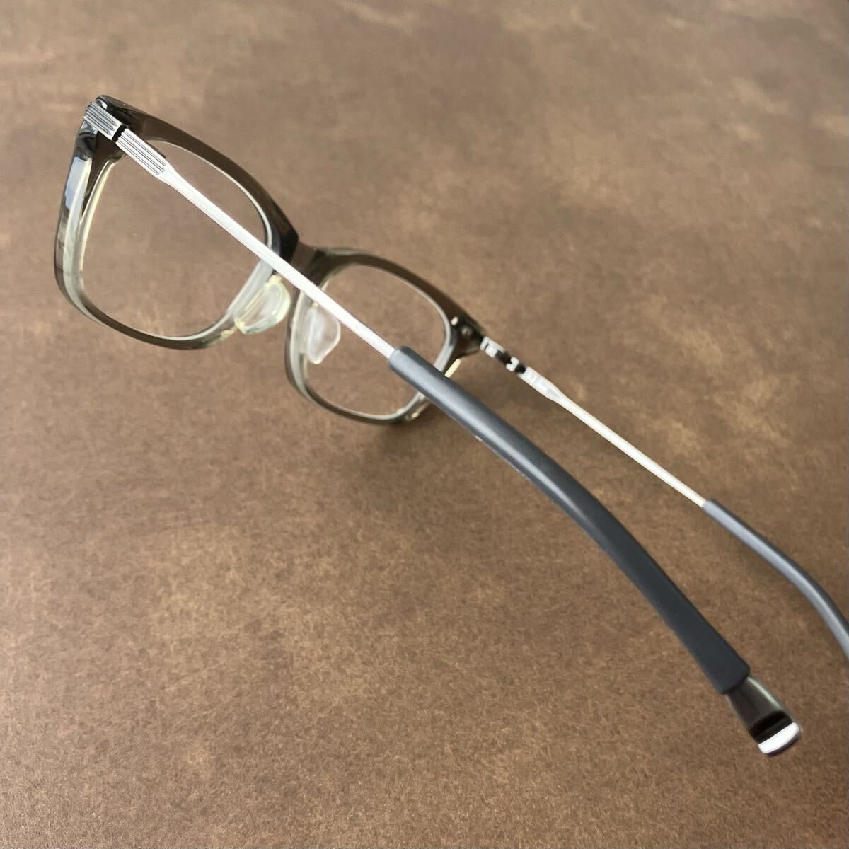 999.9/フォーナインズ/NPM-25/クリスタルスモーク×アンティークシルバー/メガネ