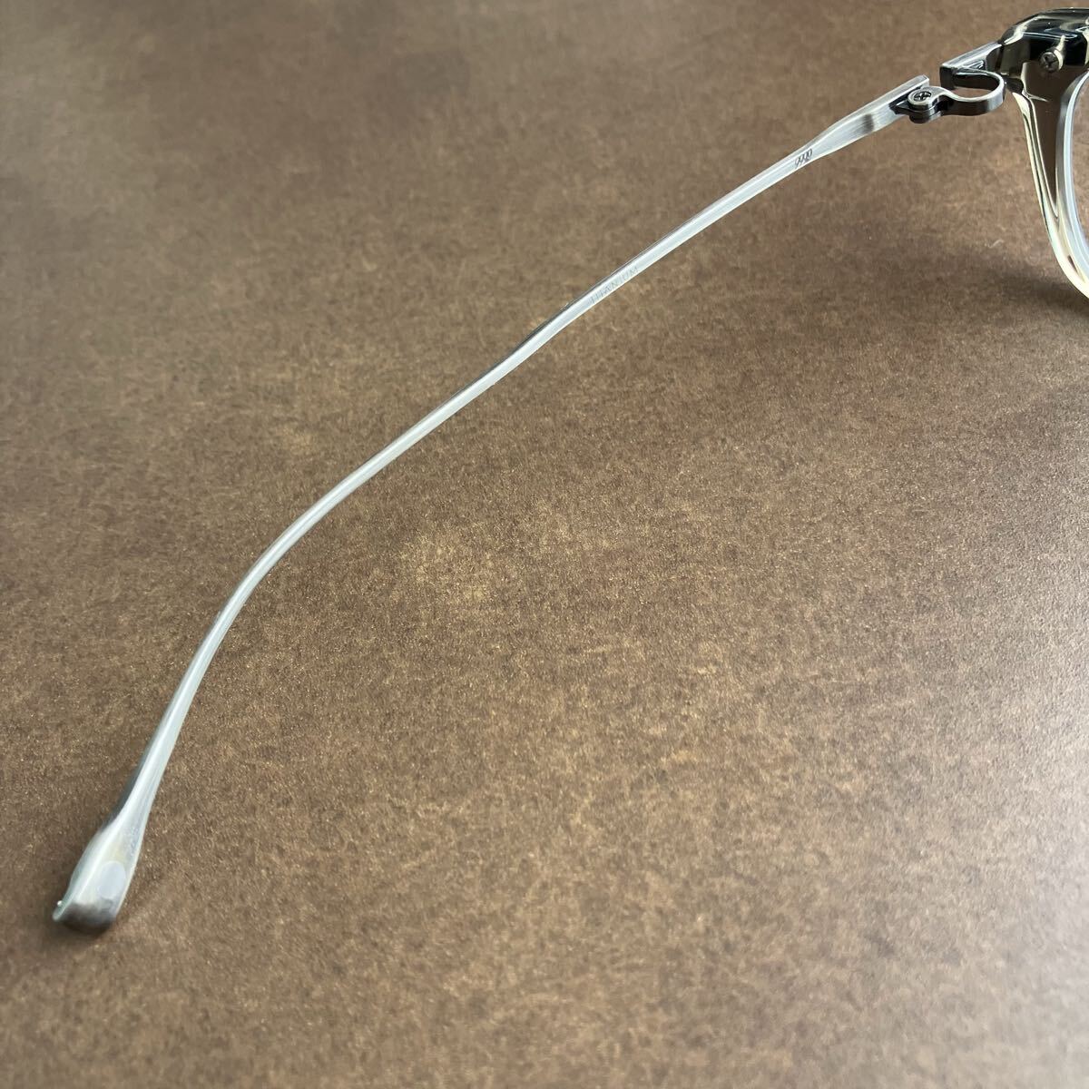 999.9/フォーナインズ/NPM-25/クリスタルスモーク×アンティークシルバー/メガネ