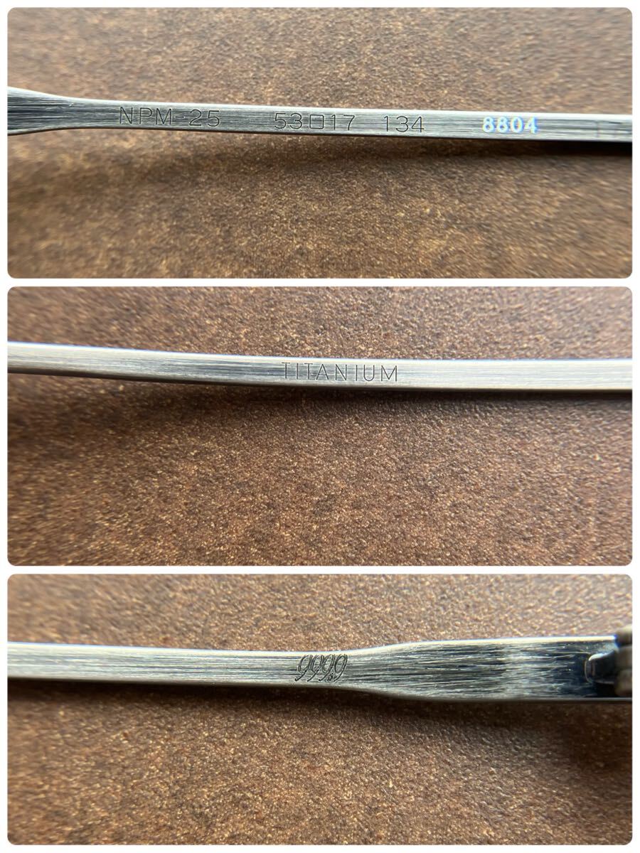 999.9/フォーナインズ/NPM-25/クリスタルスモーク×アンティークシルバー/メガネ