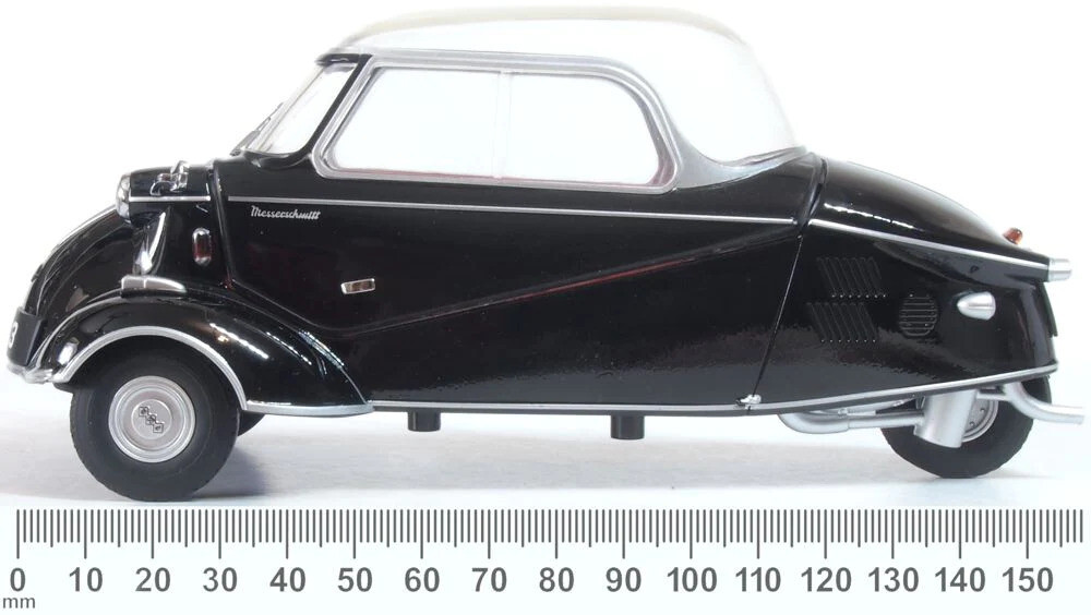 OXFORD 1/18 メッサーシュミット KR200 ブラック Messerschmitt Bubble Car バブルカー ミニカー_画像5