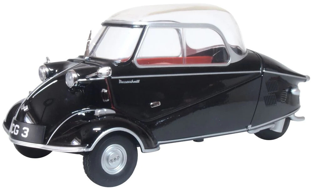 OXFORD 1/18 メッサーシュミット KR200 ブラック Messerschmitt Bubble Car バブルカー ミニカー_画像1