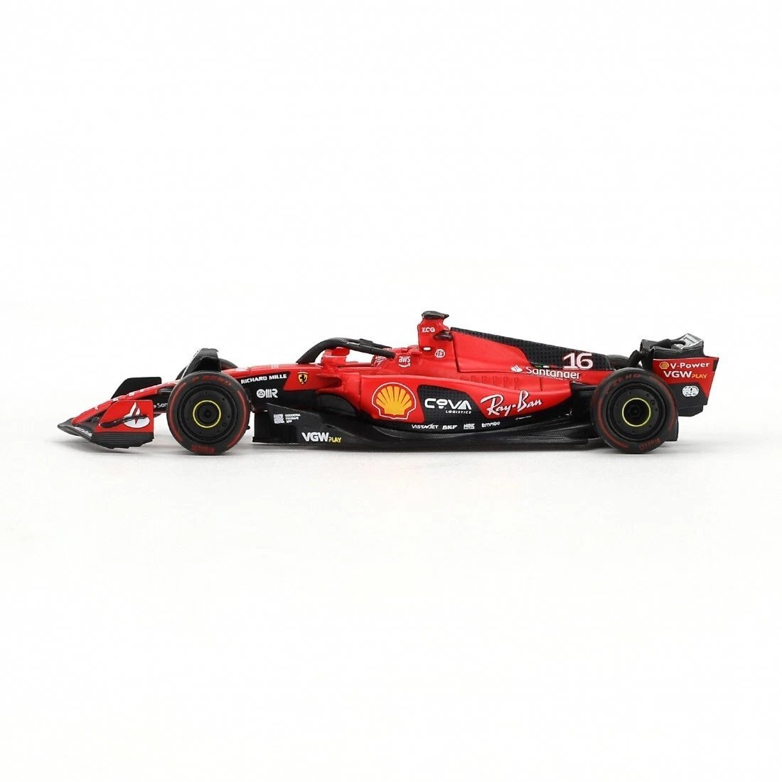 BBR 1/64 フェラーリ F1 SF23 2023 #16 シャルル・ルクレール バーレーンGP Ferrari C. Leclerc_画像3