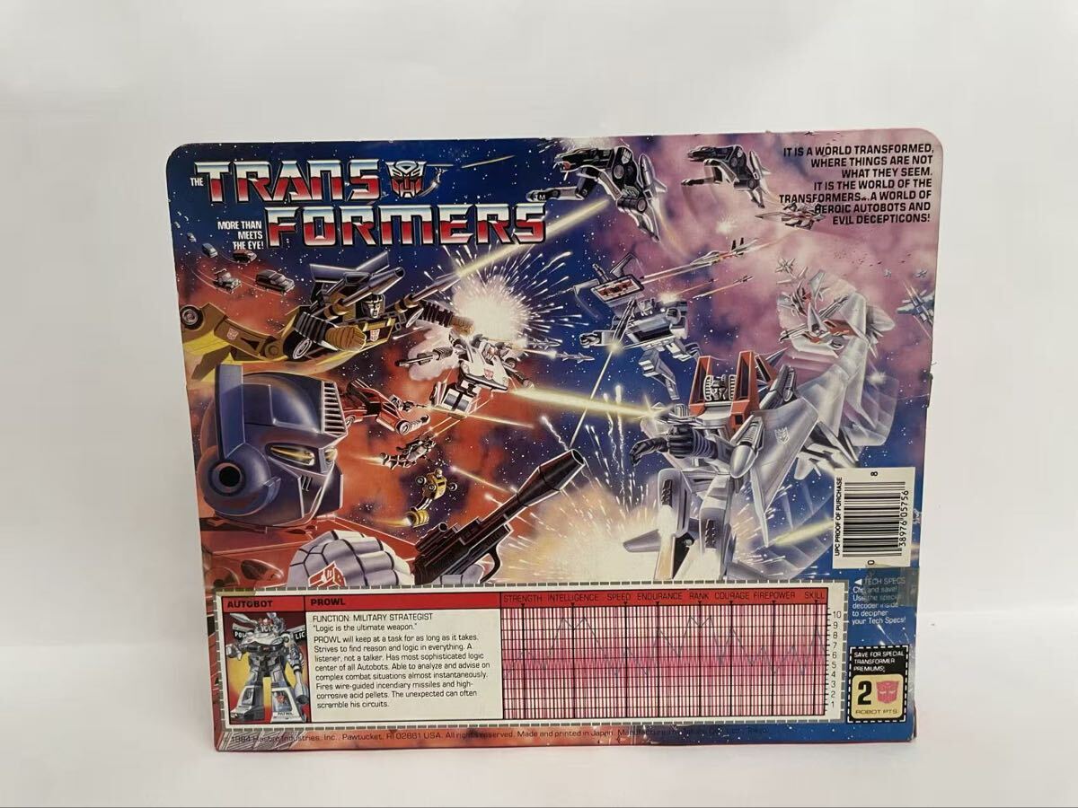 當(dāng)時(shí)物トランスフォーマー G1 オ一トボット戦略家 PROWL 未開(kāi)封