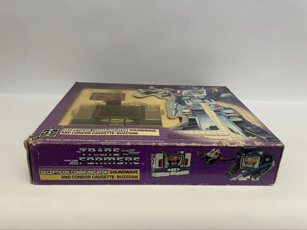 當(dāng)時物トランスフォーマー G1 サウンドウェーブ SOUNDWAVE takara 