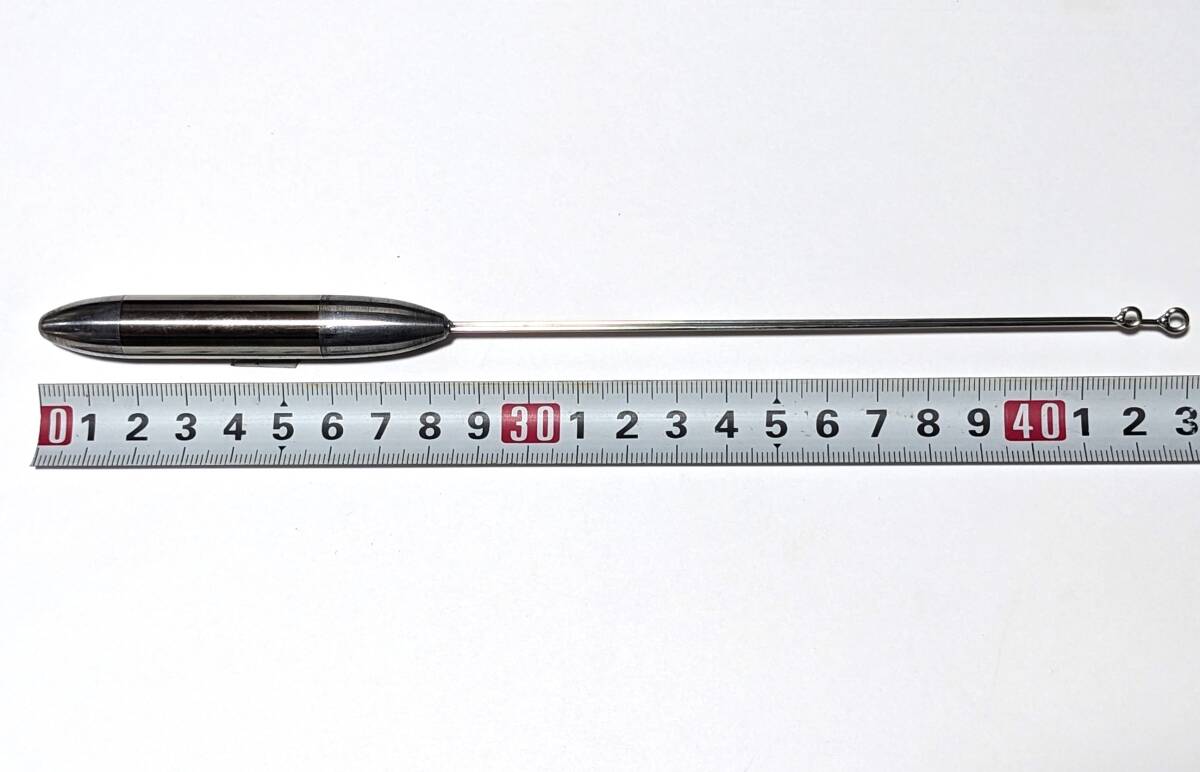 ステンレスパイプのオモリ26.5号位