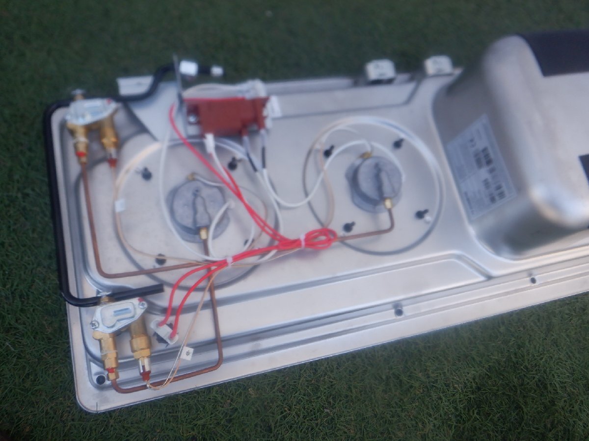 売り切り Dometic MO9222L 760 x 330mm コンロ ２個付き シンク セット キャンピングカー など m-25-9-398_画像7