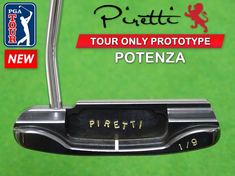 【新品】PGAツアー支給品 PIRETTI POTENZA TOUR PROTO 1/9 パター 36インチ ダブルベント フェースバランス TOUR ONLY プロト 本物保証