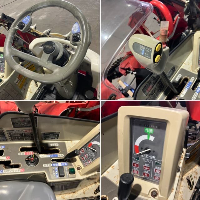 【決算セール】 宮崎 〇 ヤンマー 2条刈 コンバイン GC216 クローラー新品 丸ハンドル オーガ グレンタンク 211時間 稲刈り機 脱穀 稲 麦 1_画像3