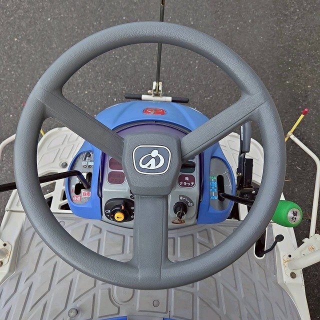 福井▲イセキ 4條植え 田植機(jī) PQ4-DF 8.8馬力 ロータリー 施肥機(jī) ガソリン セル さなえ 田植え機(jī) 植え付け 苗 中古品