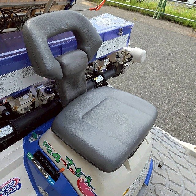 福井▲イセキ 4條植え 田植機(jī) PQ4-DF 8.8馬力 ロータリー 施肥機(jī) ガソリン セル さなえ 田植え機(jī) 植え付け 苗 中古品