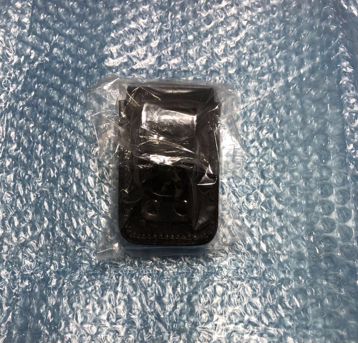 希少 警視庁 感染防止手袋ケース 黒 東京 帯革 革ケース 警察グッズ お巡りさん コスプレ ポーチ