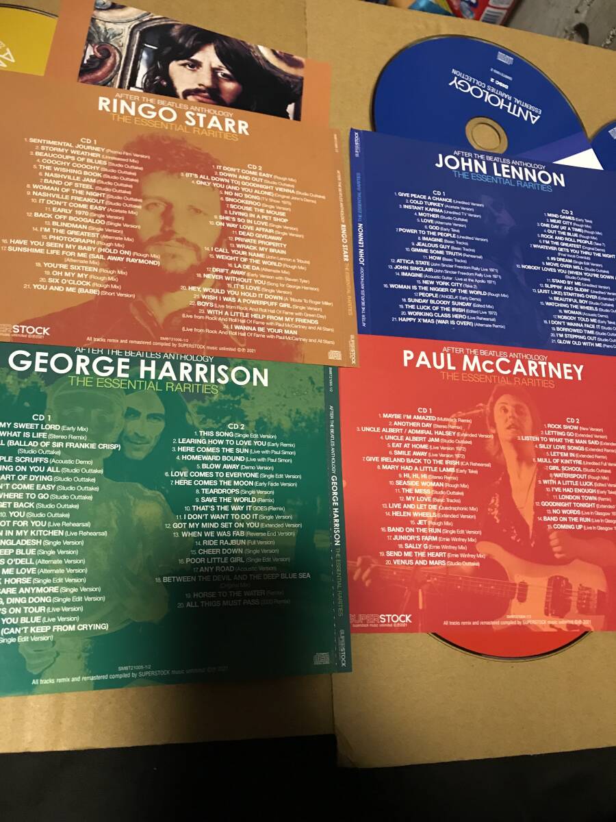 ザ?ビートルズ　After The Beatles Anthology Essential Rarities Collection　4タイトル8CD Paul McCartney John Lennn 新品輸入プレス盤