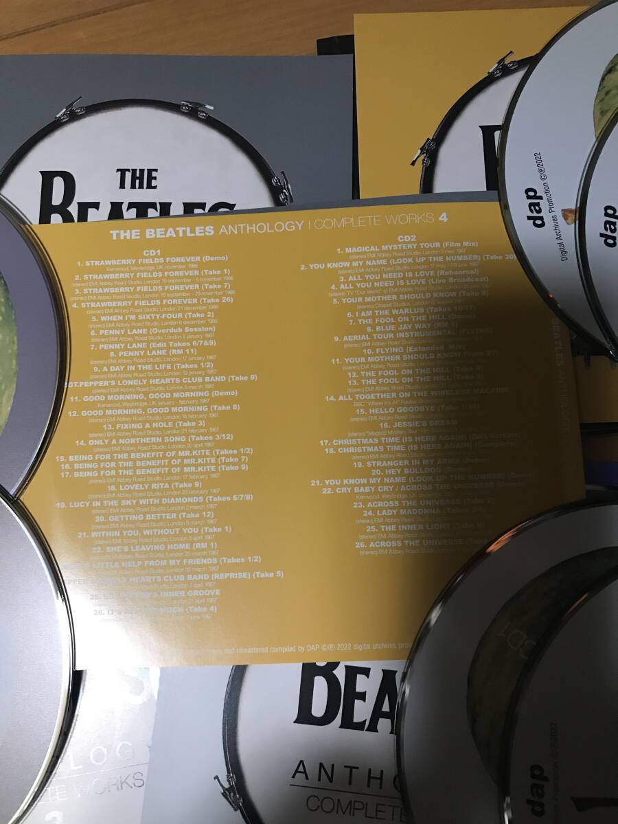 ビートルズ　The Beatles Anthology1.2.3.4.5.6 セット 6タイトル新古品未視聴輸入プレス盤12CD John Lennon Paul McCartney George 