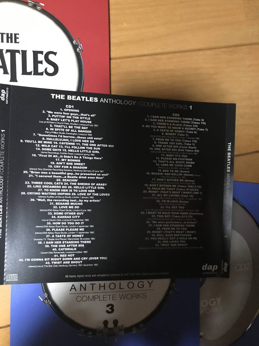 ビートルズ　The Beatles Anthology1.2.3.4.5.6 セット 6タイトル新古品未視聴輸入プレス盤12CD John Lennon Paul McCartney George 