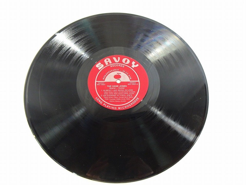 【US盤】HANK JONES LP /QUARTET QUINTET/SAVOY MG12037 手書きRVG刻印 JAZZ レコードNwb東_▲006