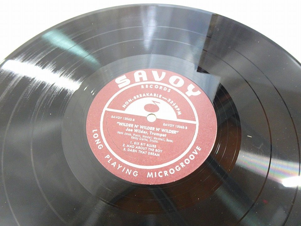 【US盤】JOE WILDER LP /WILDER 'N' WILDER 'N' WILDER/SAVOY MG12063 JAZZレコードNwb東_▲008