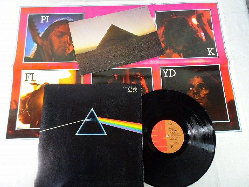 PINK FLOYD LP3組◆狂気 / 炎 / ATOM HEART MOTHER ◆ピンクフロイド プログレロックレコードNwc東_▲100