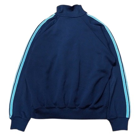80's adidas ビンテージジャージ ネイビー 丸ロゴ 浜ちゃん レア_画像2
