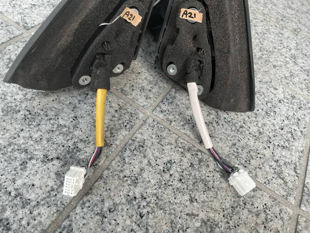 ★☆后期 EXIGA エクシーガ YA5/YA9/YAM 用純正ドアミラー 左右2/2 37J 動(dòng)作確認(rèn)済み☆★