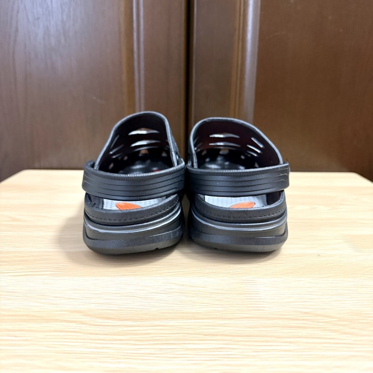 サンダル メンズ 2WAY スリッパ 前閉じ バックストラップ クッション性 ブラック Bタイプ 27.0の画像9