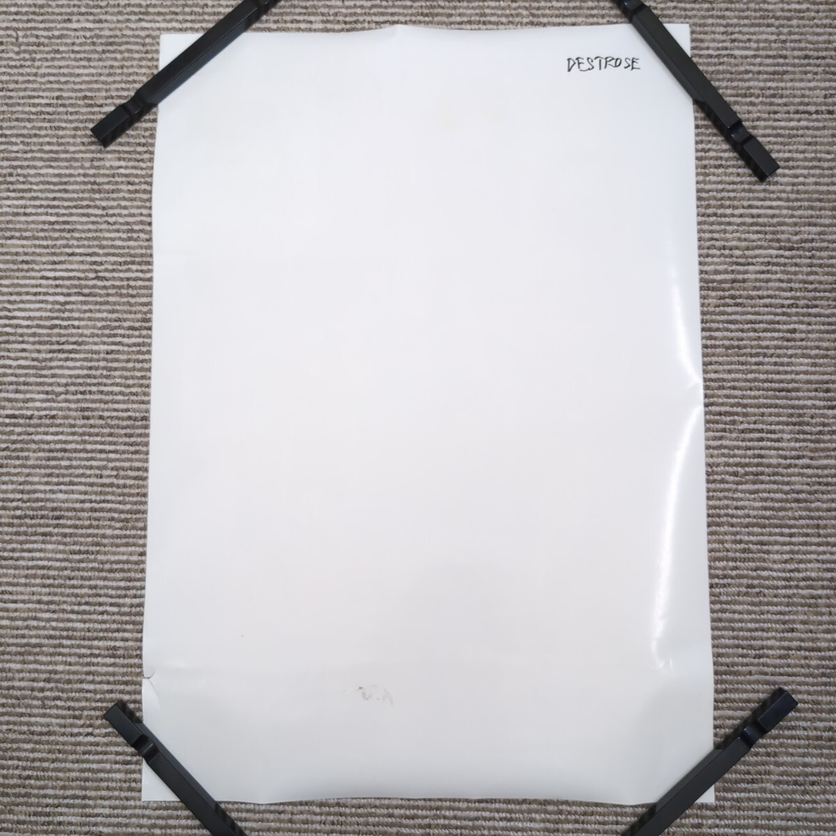 「直筆サイン入」DESTROSE Poster Girls Heavy Metal　デストローズ ポスター　ガールズ ヘヴィメタル 　A2サイズ　FATE GEAR From Japan