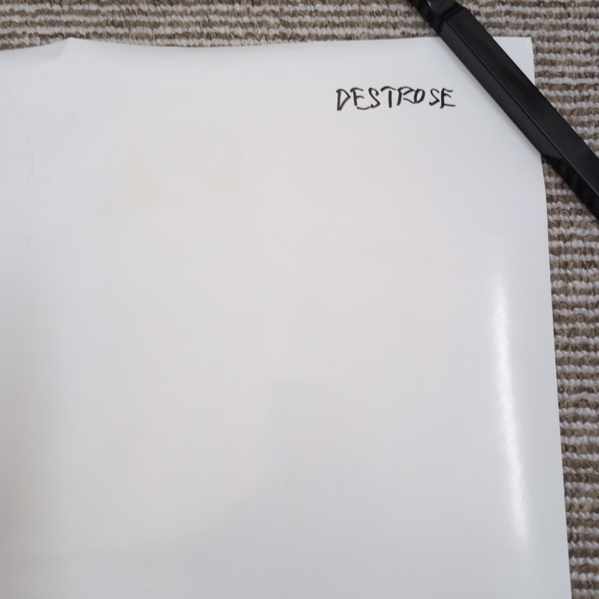 「直筆サイン入」DESTROSE Poster Girls Heavy Metal　デストローズ ポスター　ガールズ ヘヴィメタル 　A2サイズ　FATE GEAR From Japan