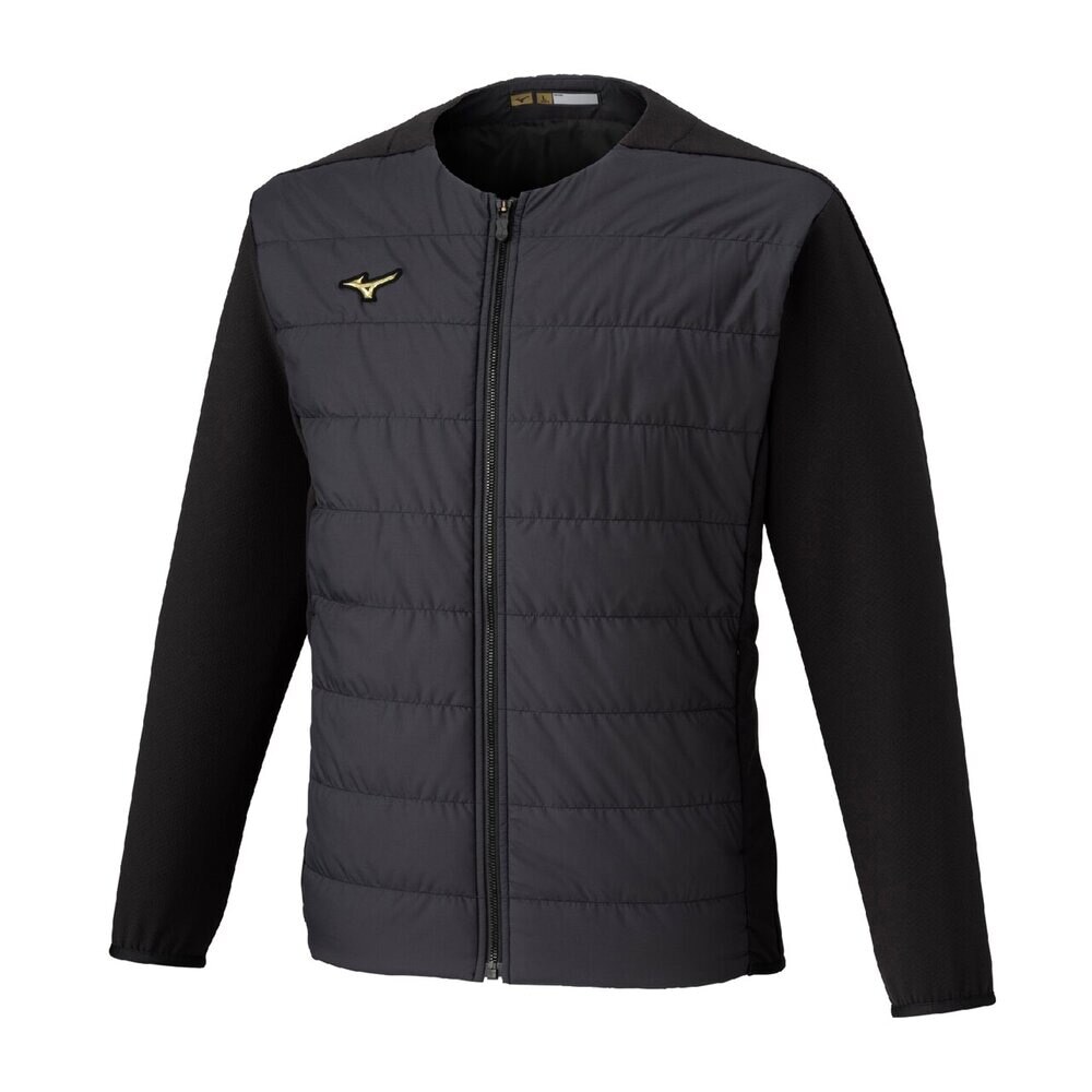 激安！新品 未使用 新商品！ミズノプロ テックフィルブレスサーモ ミドラージャケット ブラック男女兼用 2XOサイズ/12JECV7309_画像1