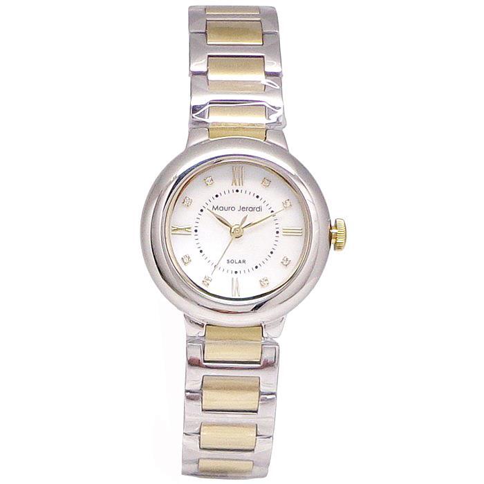  женские наручные часы SOLAR солнечный источник питания MJ070-2maurojela Rudy нержавеющая сталь чистота солнечный дамский батарейка замена не необходимо кварц 