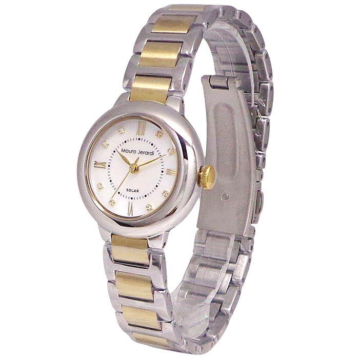  женские наручные часы SOLAR солнечный источник питания MJ070-2maurojela Rudy нержавеющая сталь чистота солнечный дамский батарейка замена не необходимо кварц 