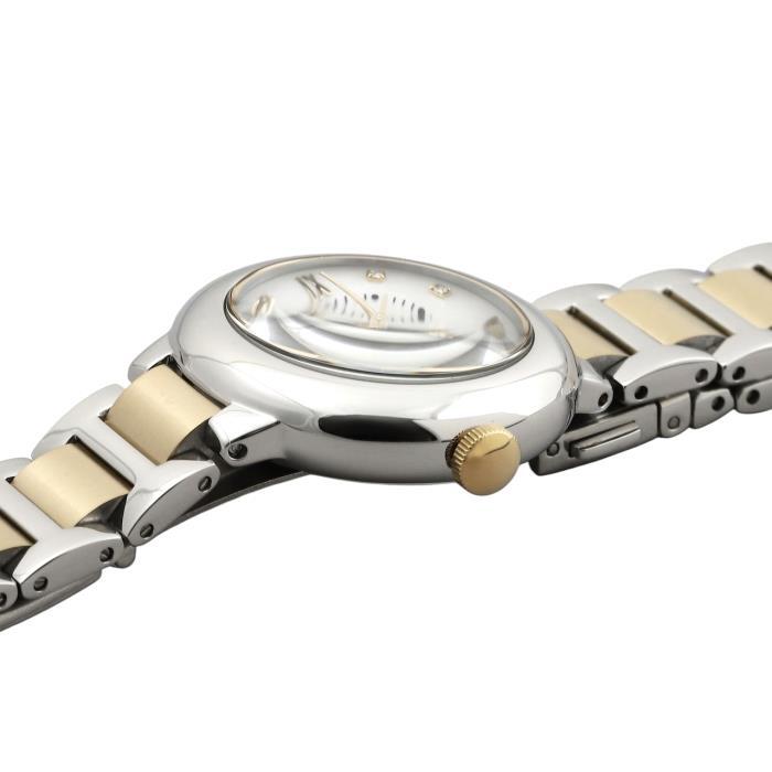  женские наручные часы SOLAR солнечный источник питания MJ070-2maurojela Rudy нержавеющая сталь чистота солнечный дамский батарейка замена не необходимо кварц 