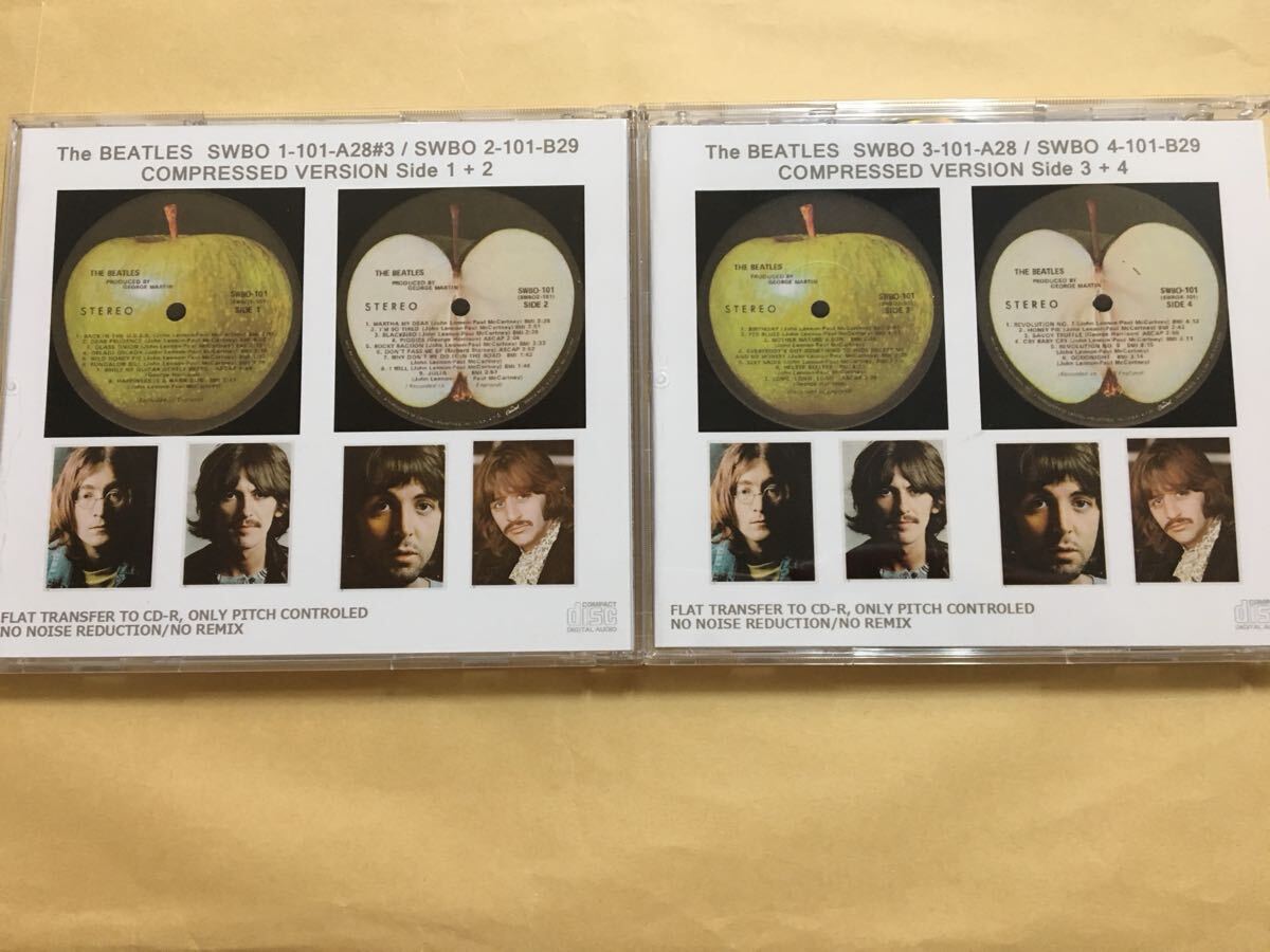回収音源　ビートルズ　ホワイトアルバム USステレオ　The Beatles　2CD Beatles