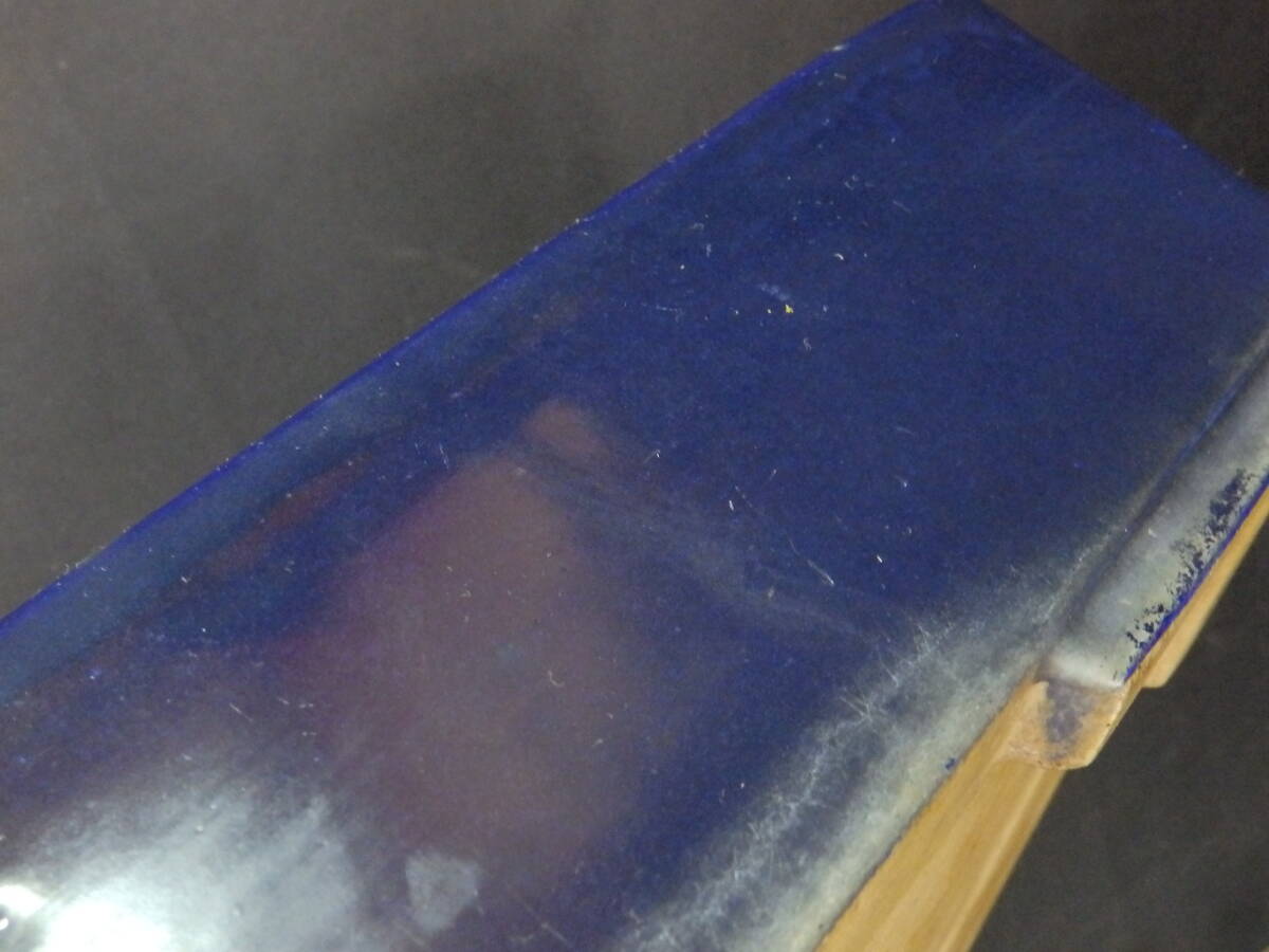 ★盆栽日和★ 和鉢 【鴻陽】 瑠璃釉切立長方鉢 54㎝ (h)_画像8