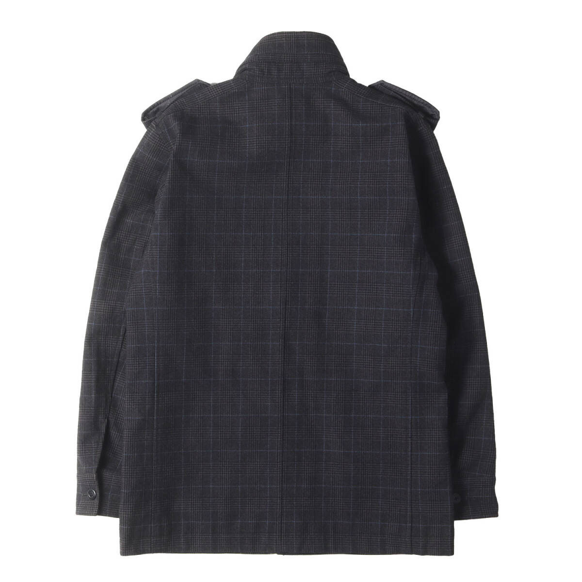 BURBERRY BLUE LABEL バーバリー ブルーレーベル ジャケット ダークグレー系 L | グレンチェック ミリタリー フィールド ジャケット