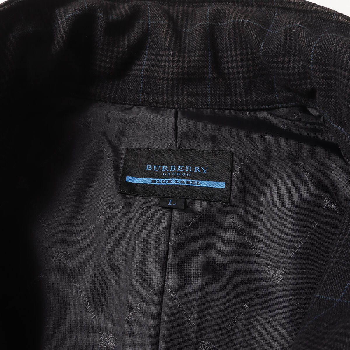 BURBERRY BLUE LABEL バーバリー ブルーレーベル ジャケット ダークグレー系 L | グレンチェック ミリタリー フィールド ジャケット