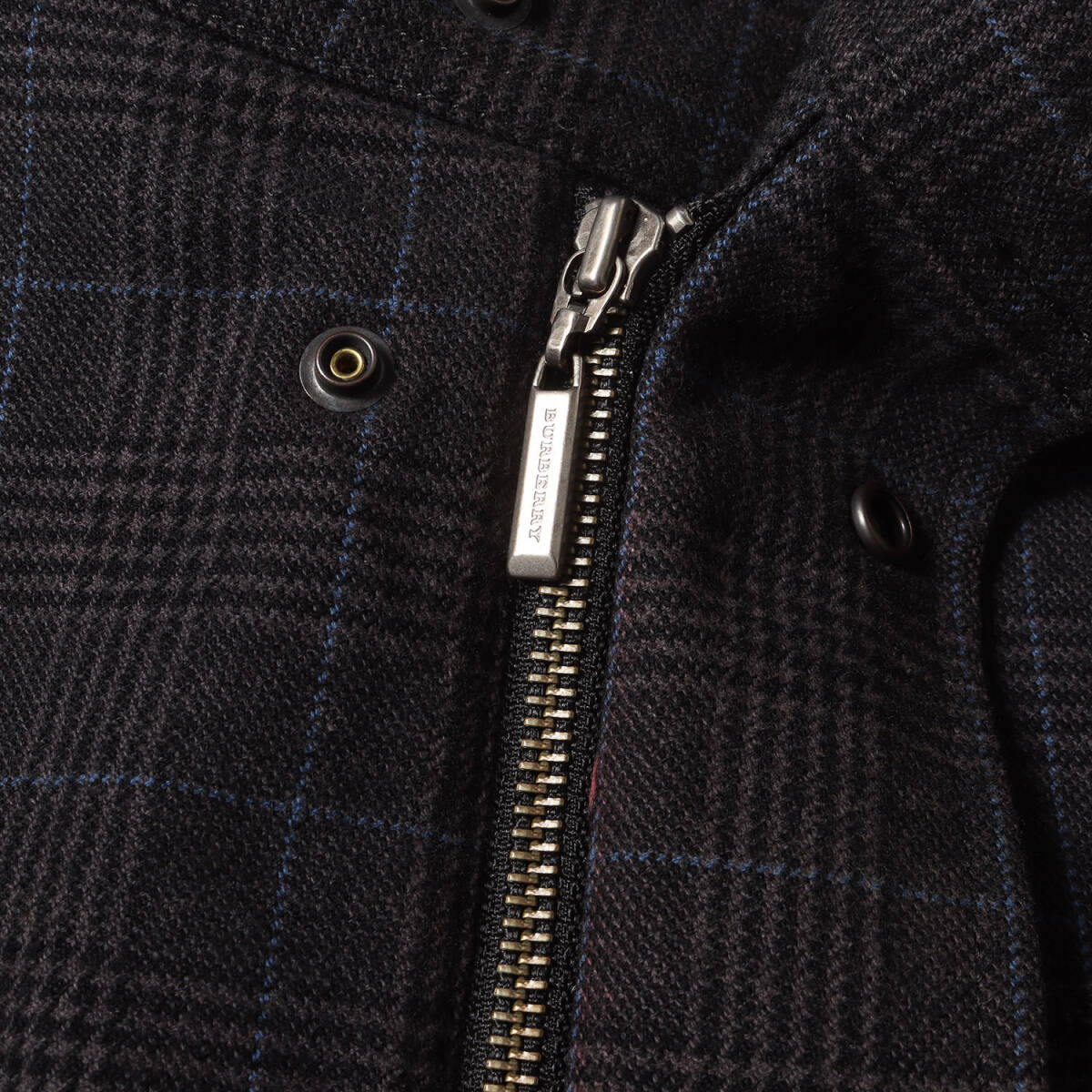 BURBERRY BLUE LABEL バーバリー ブルーレーベル ジャケット ダークグレー系 L | グレンチェック ミリタリー フィールド ジャケット