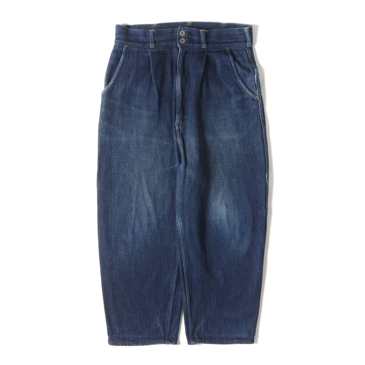 COMME des GARCONS HOMME コム デ ギャルソン オム パンツ インディゴ サイズ:S | ワンタック テーパード デニム パンツ | ボトムス_画像1